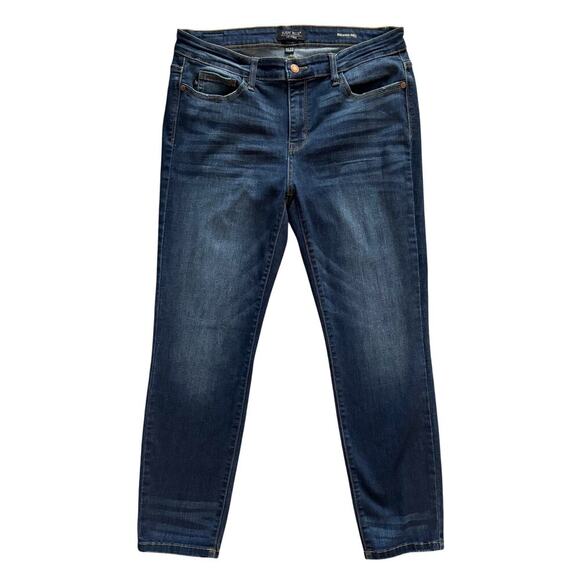Judy Blue Jeans Womens Sz 15/32 15 32 Blue Skinny Relaxed Fit Stretch High Rise - Picture 1 of 13